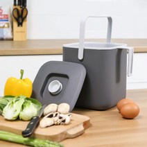 잔반처리 배수통 손잡이 뚜껑 음식물통 싱크대 플라스틱통 날파리차단 레지던스 취사