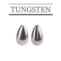 MUUNN 20PCS 눈물 방울 텅스텐 스 지그 헤드 후크없이 DIY 용접 재료 2.7mm/3.2mm/4mm/5mm/5.5mm/6mm/7mm 겨울 후크, 20개