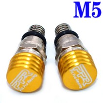 오토바이 부품 M4/M5 블리드 방수 프론트 포크 블리더 릴리프 밸브 CRF YZF KXF 스테인레스 스틸, M4 Gold