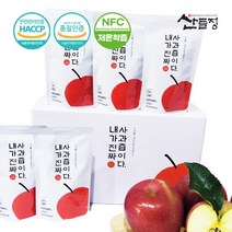 내가 진짜 사과즙이다 100ml 70포 50포 30포 경북사과 NFC 저온착즙 100% (벌크 선물용) 산들정, 1box, 04. 내가 진짜 사과즙이다 100ml 30포(선물용)