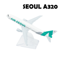 비행기 피규어 에어 서울 항공기 장식, 서울 a320