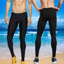 수영장 온천 노천탕 남성 쫀쫀 워터 레깅스 짐웨어