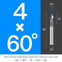 스폿 드릴 60 90 120 0.5-20mm 밀링 스텁 시작 위치 센터 비트 CNC 라우터 커터 초경 엔드 밀, For Steel, D4XR60X50L