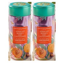 포트넘앤메이슨 애프리콧 살구 허니 꿀 라벤더 인퓨젼 냉침차 실키 티백 틴케이스 15개입 x2개 영국직배