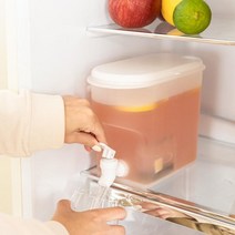 미니 워터바 음료 주스 생수 디스펜서 수도꼭지 물병, 3.5L