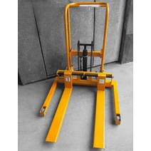 미니지게차 운반기 구르마 휴대용 스태커 리프트 트럭, 오렌지핸드크랭크200kg-0.9미터