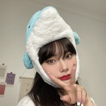 이상한 변호사 우영우 고래 모자 돌고래 머리 선물 사진 촬영 소품