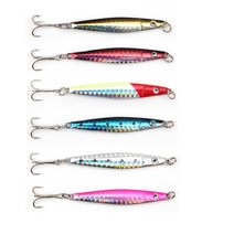 메탈지그 5개한셋트 10g~25g 송어 산천어 삼치 농어 루어낚시, 10g