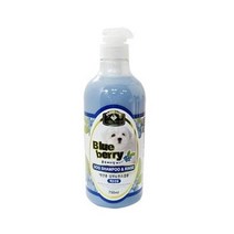 목욕 블루베리 샴푸린스 백모용 750ml 귀털 일회용 싱글족 모질개선 애견미용실샴푸 죽은털 엉킨털 저자극