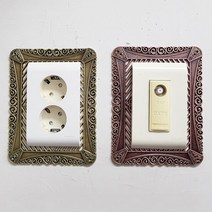 빠띠라인 인테리어 주석 스위치커버 4종 택1