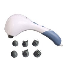 전동두피마사지기 두피마사지기 전기 핸드 헬드 마사지 해머 진동 더블 헤드 넥 백 바디, 없음
