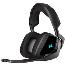 CORSAIR 헤드셋 VOID RGB ELITE WIRELESS 무선 카본색상