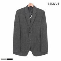 빌리버스 남성 블레이져 BRV028 남자 아우터 간절기 체크 자켓