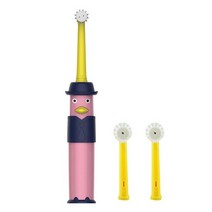 뉴리텍 어린이용 전동칫솔 7~14세 + 칫솔모 3p, 분홍 칫솔(NY500C), 칫솔모(NT100)