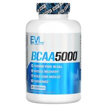EVLution 뉴트리션 BCAA5000 캡슐 240정 헬스보충제 아미노산 근육회복