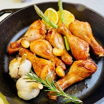 에프에굽닭 매운맛 에어프라이어치킨 윙봉 순살치킨 닭다리, 매운맛 닭다리 550g