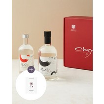 [선물세트][전통주] 예산사과 추사백세트 375ml 500ml 2병(1세트), [선물세트][전통주] 예산사과 추사백세트 (25도, 4