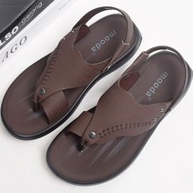 브로그맨 남자샌들 조리슬리퍼 겸용 여름 레더 신발 2.7cm