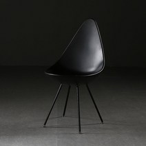 프리츠한센 드롭 체어 물방울 북유럽 카페 의자, 블랙