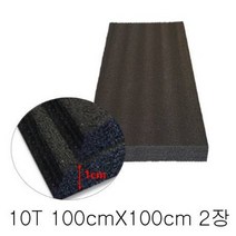 10T PE 검정폼 100cmX100cm 2장