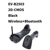 EVAWGIB-3 인 1 휴대용 바코드 스캐너 1D 2D QR 리더 BT 2.4G 슈퍼마켓 용 무선 USB 유선 연결, CHINA_2D-Bluetooth(Black)