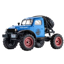 FMS 1/24 비율 FCX24 파워트레인 RTR 4WD 2.4GHz 브러시 크로스컨트리 모델, Red