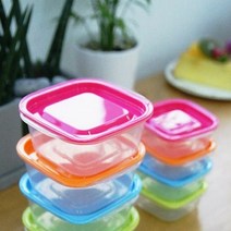 오너클랜 냉장고정리가 쉬운 일본산 모모코 찬통 4P세트 소, 180ml 본품