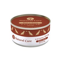 네츄럴코어 강아지 소고기(비프) 주식캔 80g, 비프 주식캔 80g, 1개