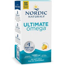 노르딕 내츄럴스 얼티메이트 오메가3 레몬향 1280mg 180소프트젤 Nordic Naturals