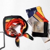 OHM666832얼룩말 쁘띠스카프 명품 가방손잡이스카프 스카프링 스카프코디 패턴 프린팅 사각