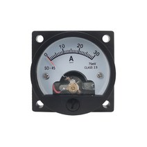 계량기 검침기 스마트 계량기 1PC SO-45-A DC 전류계 50A 100A/75mV 아날로그 미터 패널 게이지 션트 47*47, 04 DC30A(75mV)