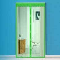 셀럽하우스 자석모기장 (현관용)120x210 그린/아파트 출입문 방충