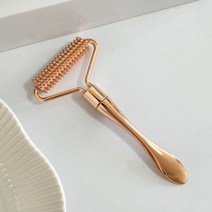 피부관리사가 판매하는 페이스 마사지 니들 롤러, 로즈골드, 1개