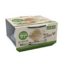 햇반 발아현미밥, 130g, 3개