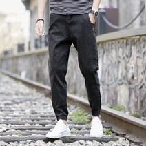 DFMEI.Fluffy jeans --데님 와이드 캐주얼 코디 기모 도톰 조거 팬츠