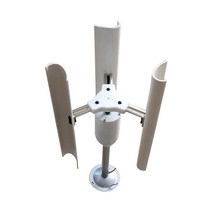 DIY 수직 축 풍력 터빈 모델 발전기 삼상 영구 자석 풍차 장난감 야간 조명 만들기, 02 For AC