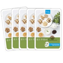 하늘호수 한방 마스크팩 5장 - 맑은피부용, 1세트, 5개입