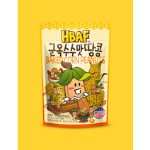 HBAF 바프 군옥수수맛 땅콩 120g