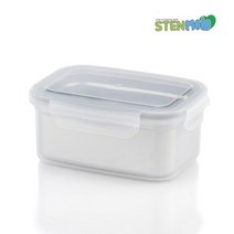 스텐맘 스텐레스 이중밀폐 직사각6호, 1.1L