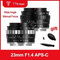ttartisan 23mm f1.4 렌즈 소니 e fuji x nikon z zfc m, 실버 블랙 후크