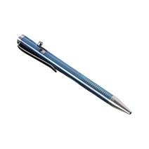 Luxury Bolt Action Pen Titanium Alloy G2 Compatible Rollerball Retractable Ballpoint Office Professi, 03 파란