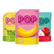 [내일도착] 자연퐁 주방세제 POP 리필형 1.3L 3개, 리얼프레쉬 바나나향