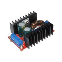 2 개/몫 150 w DC-DC 부스트 컨버터 스텝 업 전원 공급 장치 모듈 arduino 용 10-32 v 12-35 10a 노트북 전압 충전 보드, [01]