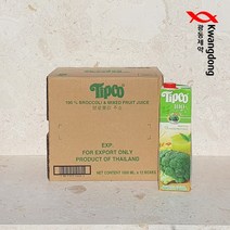 팁코 브로콜리 음료, 1L, 12개