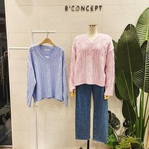 이랜드 [에잇컨셉]뮤트케이블VKT 니트 C23C1FKT012 (2컬러)_부천점