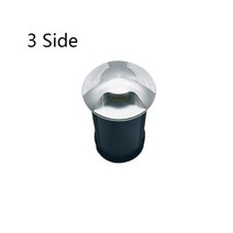 계단 사다리 샐내계단 실내사다리IP67 DC12/24V 야외 조명 3W 5W 정원 마당 단계 계단 바닥 데크 LED 매립, 04 3 Side_12 6000K 3W 110V220V