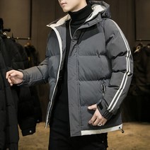겨울 다운 패딩 남성 보온 후드 루즈핏 캐주얼 빵복