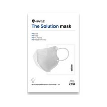 애니가드 더 솔루션마 스크 입체형 대형 KF 94 화이트, 10개입, 1개