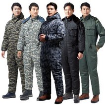 경신코리아 밀리터리스즈끼 상하일체형 솜패딩