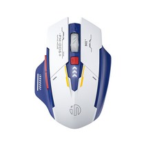 레이저 무선마우스 게이밍마우스 무선마우스추천 무선 마우스 충전식 인체 공학적 무소음 2.4G USB 게이머, 01 WHITE, 한개옵션1